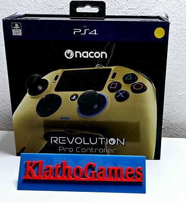 PS4 - NACON Revolution Pro Controller Gold in OVP - Top Zustand  Y791