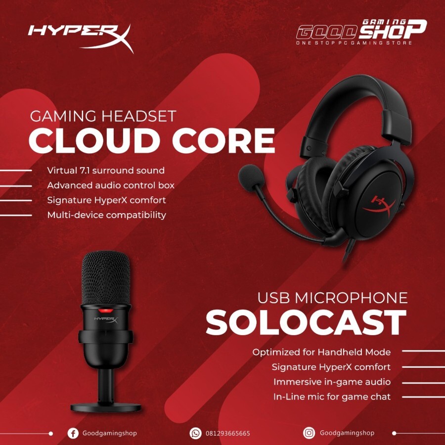 Hyperx Quadcast HyperX Streamer Starter Pack - SoloCast Mic