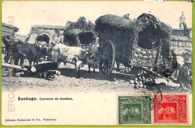 aa5524 - CHILE - Vintage Postcard - Santiago - Ethnic