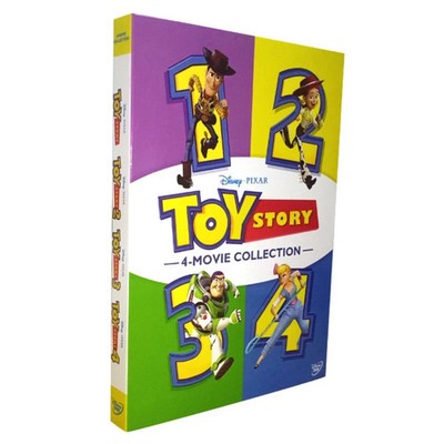 Toy Story 1-4 Box Set DVD 4-Movie Collection FREE SHIPPING!