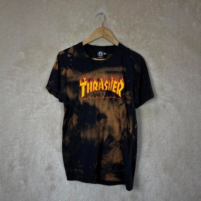 Thrasher San Francisco T-Shirt Herren Medium Schwarz Print Logo