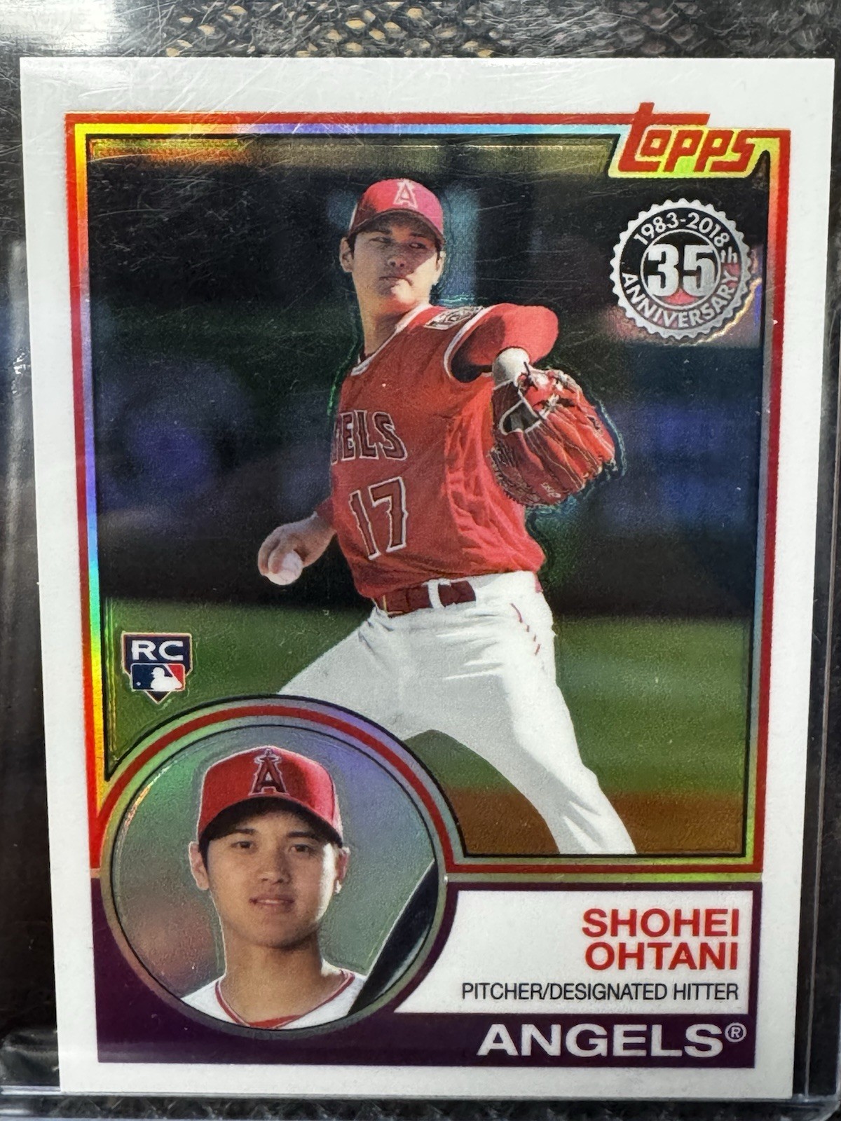 2018 Topps - Silver Pack 1983 Topps Design Chrome Series 2 Shohei Ohtani #51-RC