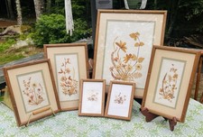 ✨Instant Gallery Wall✨ Vintage Dried Floral Art -Professionally Matted & Framed 