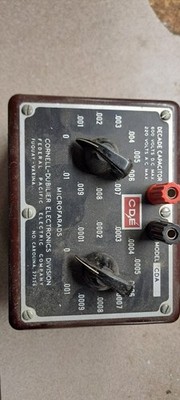 VINTAGE Cornell-Dubilier CDE Decade Electrolytic Capacitor
