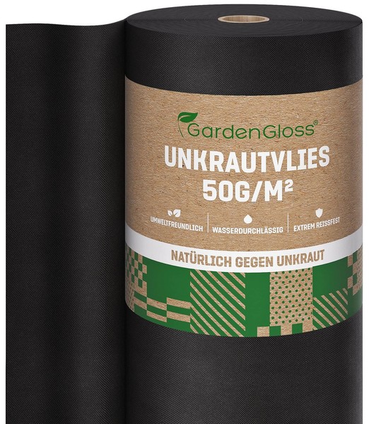 Unkrautvlies 50M² Gartenvlies 50G/M² Unkrautfolie WasserdurchläSsig Uv-Stabil-image