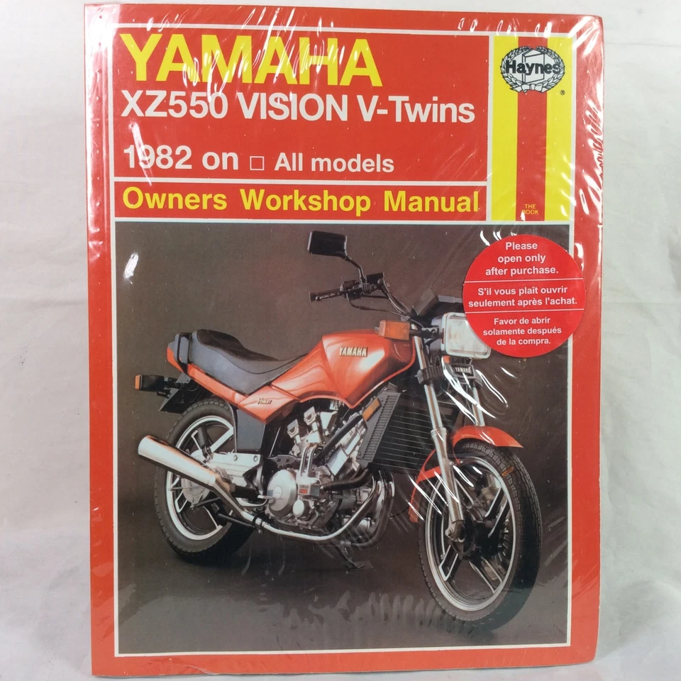 NEW - Haynes Manual 821 - Yamaha XZ550 Vision V-Twins UK 82-85 Paperback - Image 4 of 4
