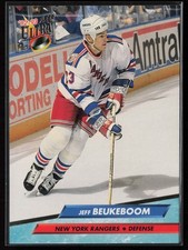 1992-93 Fleer Ultra #351 Jeff Beukeboom New York Rangers NM