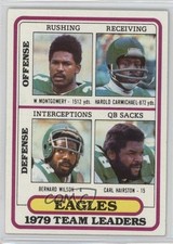 1980 Topps Team Leaders Wilbert Montgomery Harold Carmichael Bernard Wilson 0j5