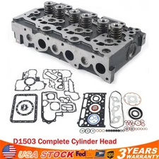 Complete Cylinder Head With Full Gasket Kit For Kubota KX91-3 U35 L3130GST D1503