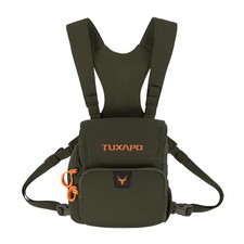 Tuxapo Binocular Harness Chest Pack with Rangefinder Pouch Bino Case for Hunt...