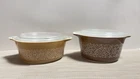 Vintage Woodland Pyrex Casserole dishes with lids! Excellent Condition!