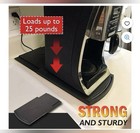 Sliding Coffee Maker Tray 12" Pull Out Caddy Tray With Smooth Rolling Wheels — photo 6