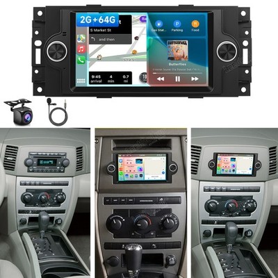 2+64G Für Jeep Grand Cherokee 2005-2007 Apple Carplay Android 15 Autoradio KAM