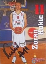 Autogrammkarte Zoran Kukic RheinEnergie K&ouml;ln