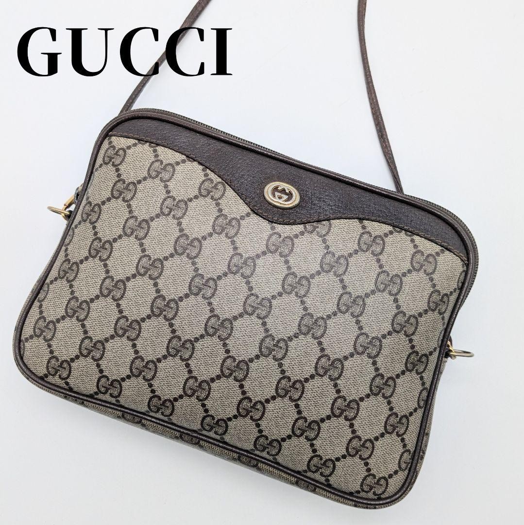 Vintage GUCCI GG Supreme Shoulder Bag Made in Japan