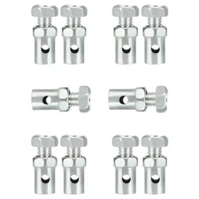  10 PCS Universal Clutch Brake Throttle Cable Ends Stops 1/8" Cable Clamps 