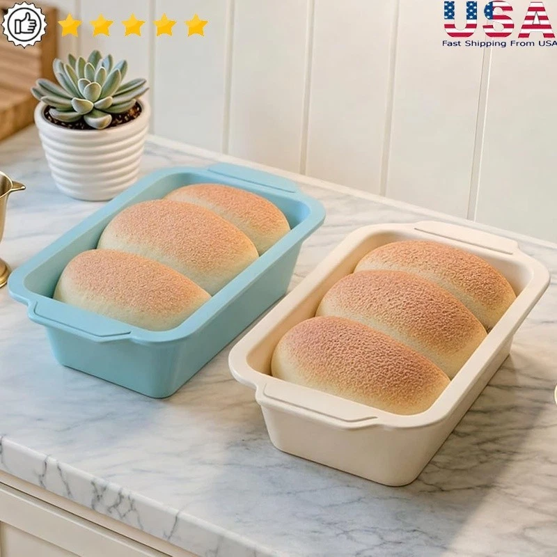 Silicone Loaf Pan Non Stick Baking Mold Easy Release Food Grade Multi-functional