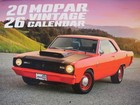 2026 MOPAR Muscle VINTAGE Calendar 12 month DODGE JEEP PLYMOUTH NEW OEM