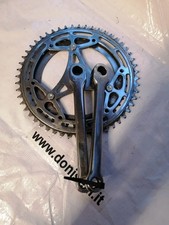 guarnitura a chiavella doppia corsa acciaio bicicletta vintage Leri