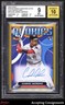 2023 Finest Rookie Design Variation Gold Gabriel Moreno RC AUTO 48/50 BGS 9 MINT