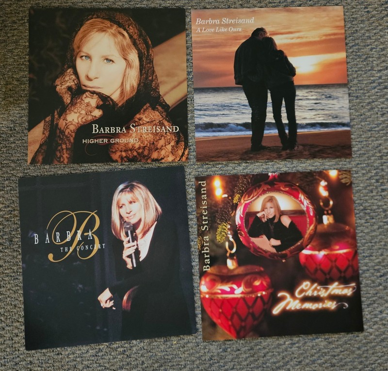 Barbara Streisand Promotional Poster Flats 12 X 12   Rare 