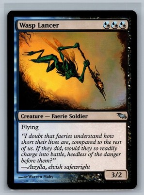 Magic The Gathering Shadowmoor Wasp Lancer #179/301 MTG TCG CCG