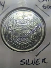 1944 Canadian Silver 50 Cents Half Dollar Coin UNC-DD06