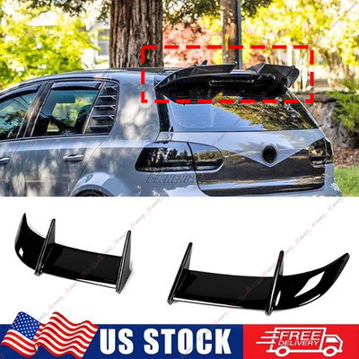 AK-Style Glossy Black Rear Roof Spoiler Wing For 2014-2021 Golf 7 MK7 7.5 Base