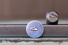 SUPPLY GUY 6mm Kentucky US State Metal Punch Design Stamp - SGCH-339