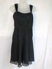 Vintage Evan-Picone Black Party Cocktail Dress LBD 4P