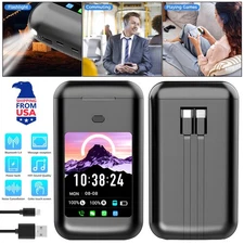 Smart Touchscreen Earbuds w 1.83" Color Display 5000mAh Power Bank​ Bluetooth5.4