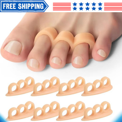 ZenToes Hammer Toe Straightener Crests for Bent Toes Corrector Cushion Splint