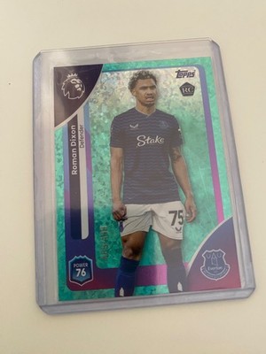 2026 Topps Premier League Aqua Mini Diamonds /499 Roman Dixon Everton Rookie