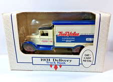 VTG 1991 ERTL Die Cast True Value Hardware Coin Bank 10th Anniversary '31 Truck