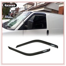 Kucaruce 92455 Side Window Wind Vent Deflector 2pc Rain Guards Set Fit for Chevy
