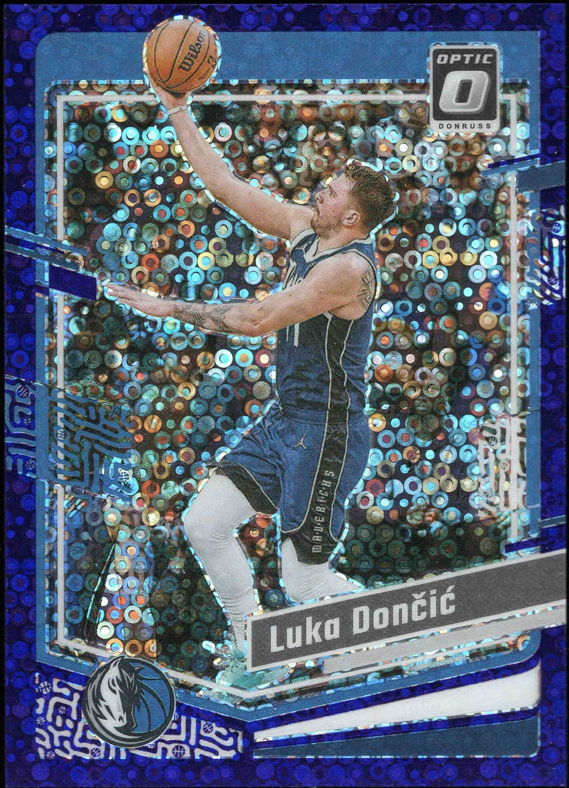 2023 Panini Donruss Optic LUKA DONCIC #67 Lakers FAST BREAK PURPLE Prizm 31/99