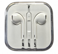 Apple EarPods 3.5mm Headphone Plug Wired Earphones Remote Mic White