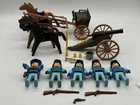 Vintage Playmobil Union Artillery Civil War Soldiers - 1970’s or 1980’s