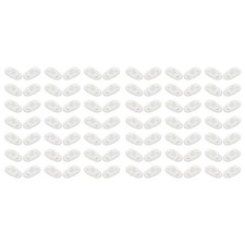 100 Pairs Transparent Silicone Nose Pads for Glasses Nose Bridge Pads