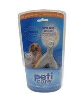 PetiCare Professional Illuminated LED Light Pet Dog Cat Nail Clipper Magnifer 5X