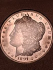 1891-0 MORGAN DOLLAR. MS++++/ BU/ PROOFLIKE. CAMEO. MIRRORS. BEAUTY