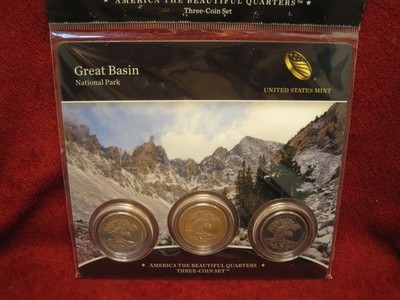 Great Basin  3 Coin Set w/ OGP (Bin 2)