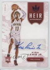 2020-21 Panini Court Kings Heir Apparent Violet 28/49 Kira Lewis Jr Auto 12io