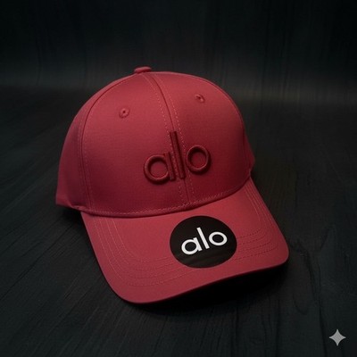 Yoga Adjustable Baseball Cap Alo_Hat Red, NWT