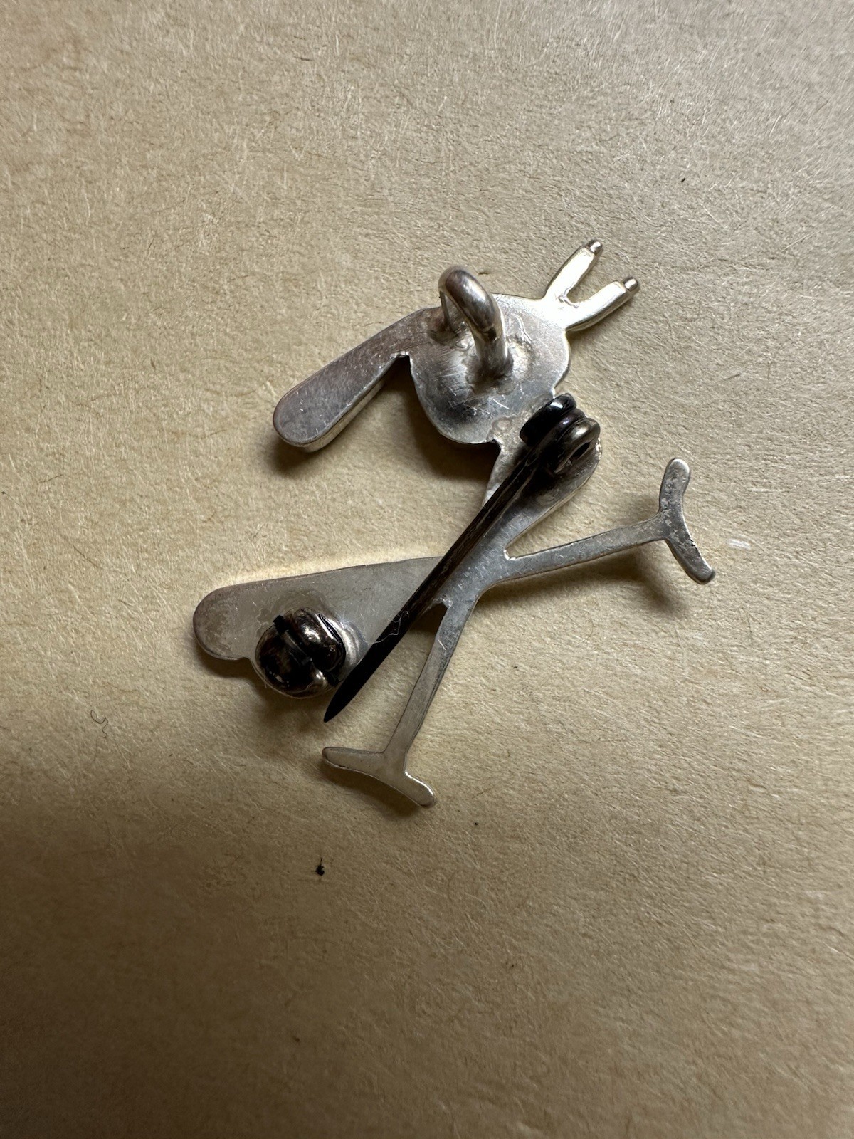 Sterling Silver Native American Roadrunner Pendant - image 2