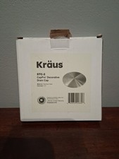 Stainless Steel Removable Decorative Drain Cover Cap 4.5" STC-2 Kraus Cappro