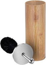 Woodland Toilet Bowl Brush and Holder, Metal, Natural