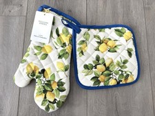 William Sonoma Limone Oven Mitt & Potholder Set