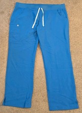 FIGS Kade Cargo Scrub Pants Blue T21004 Women's 2XL