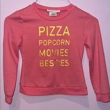 American Girl Pink Longsleeve Sweatshirt Pizz...